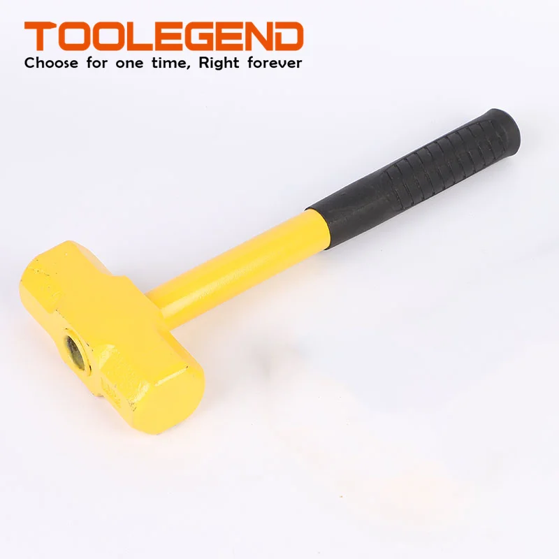 China Factory Price Supply Drop forged 3lb Octagonal Sledge Hammer With Fiberglass Handle or Wooden Handle