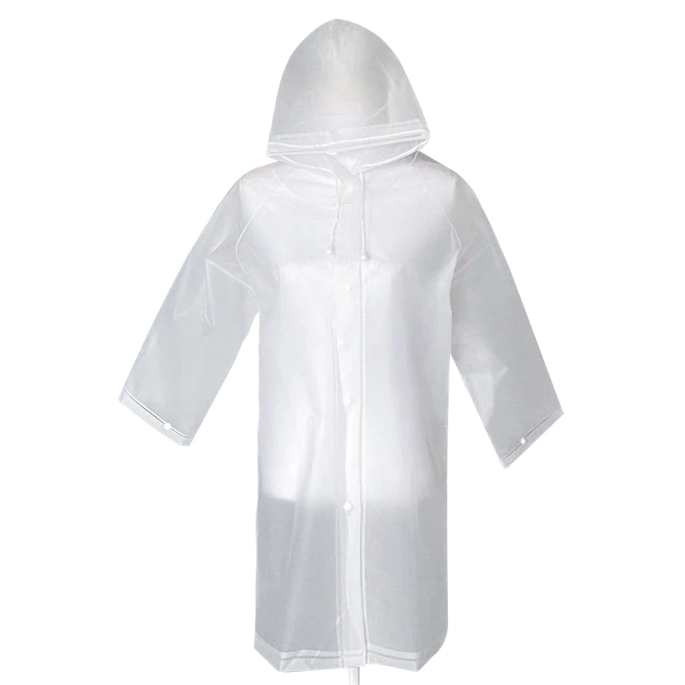 
white school bag children raincoat 4 to 12 years old printing carton support 