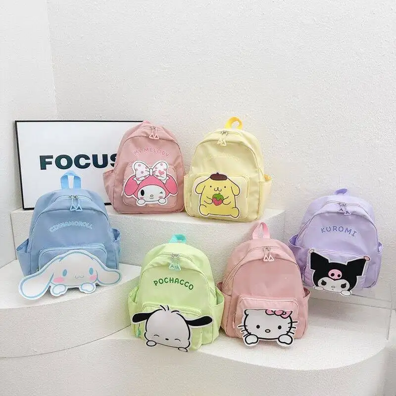 Ruunjoy  2 Sizes  Schoolbag Female Cute Cartoon Backpack Junior and Middle School Students Elementary School Student  Backpack