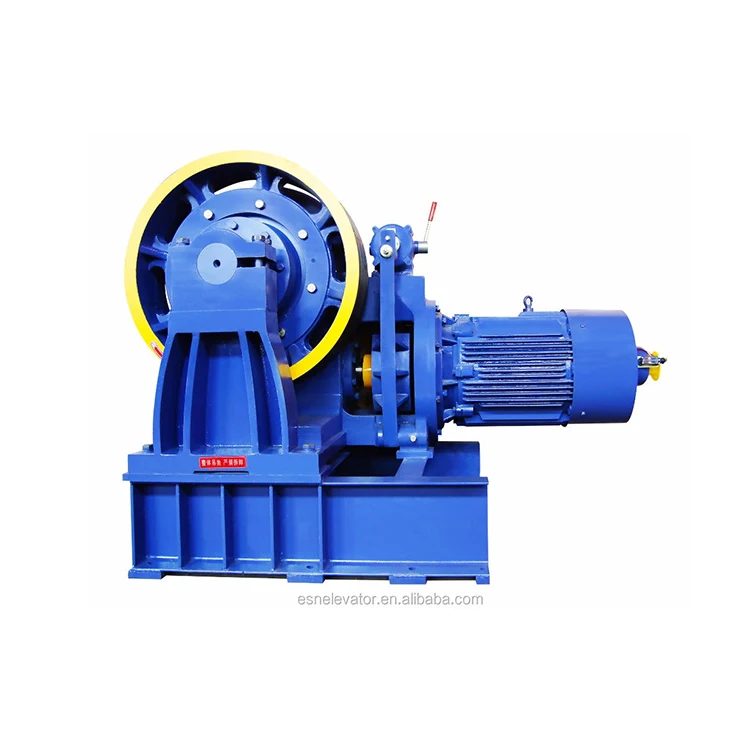 Chinese Professional Manufacturer VVVF DC110V Elevator Electric Geared Traction Motor For Elevator