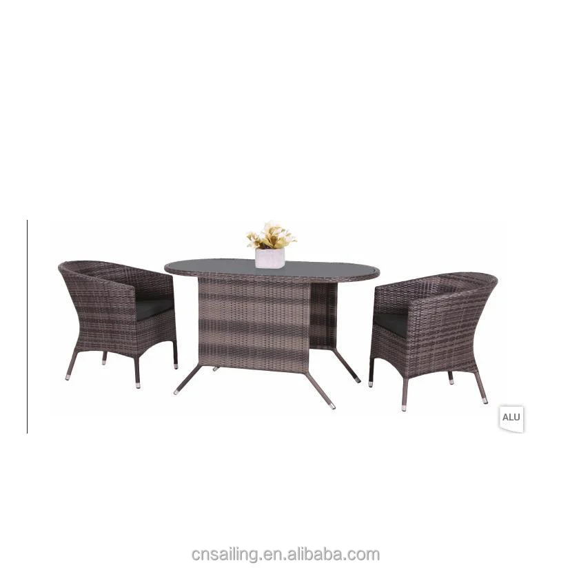 New Design Event Furniture Outdoor Rattan Used Bistro Tables Balcony European Outdoor Furniture