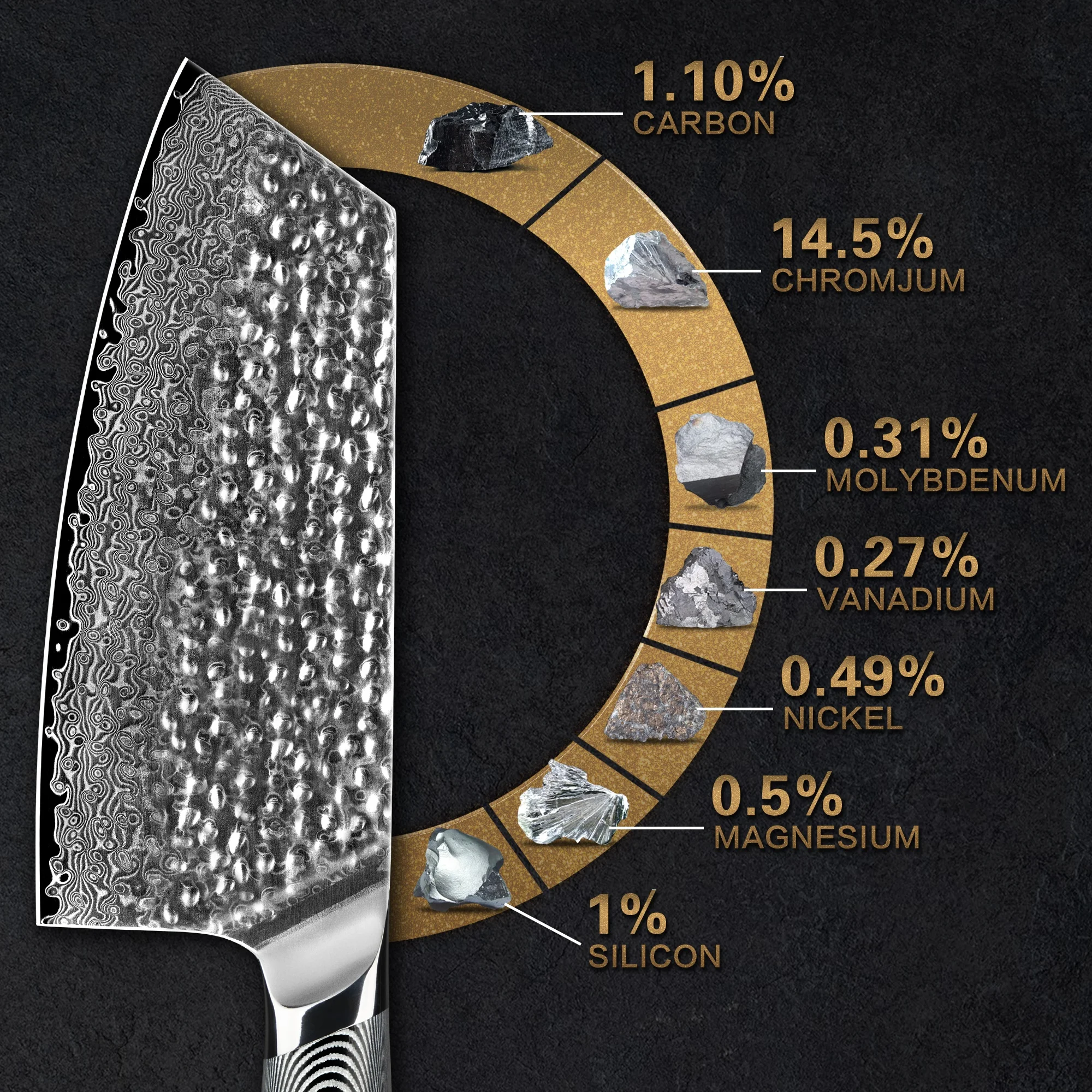 Ручка Grey G10 7 дюймов 67 слоев vg10 китайские поварские ножи из дамасской стали нож для ножей мяса с кованым узором
