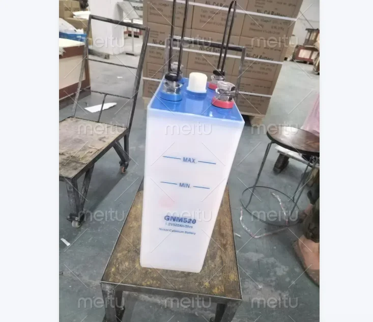 IEC60623 Nickel Cadmium  1.2v  Middle discharge KPM520 Ah  GNZ520Ah storage battery for ups backup  for popular selling