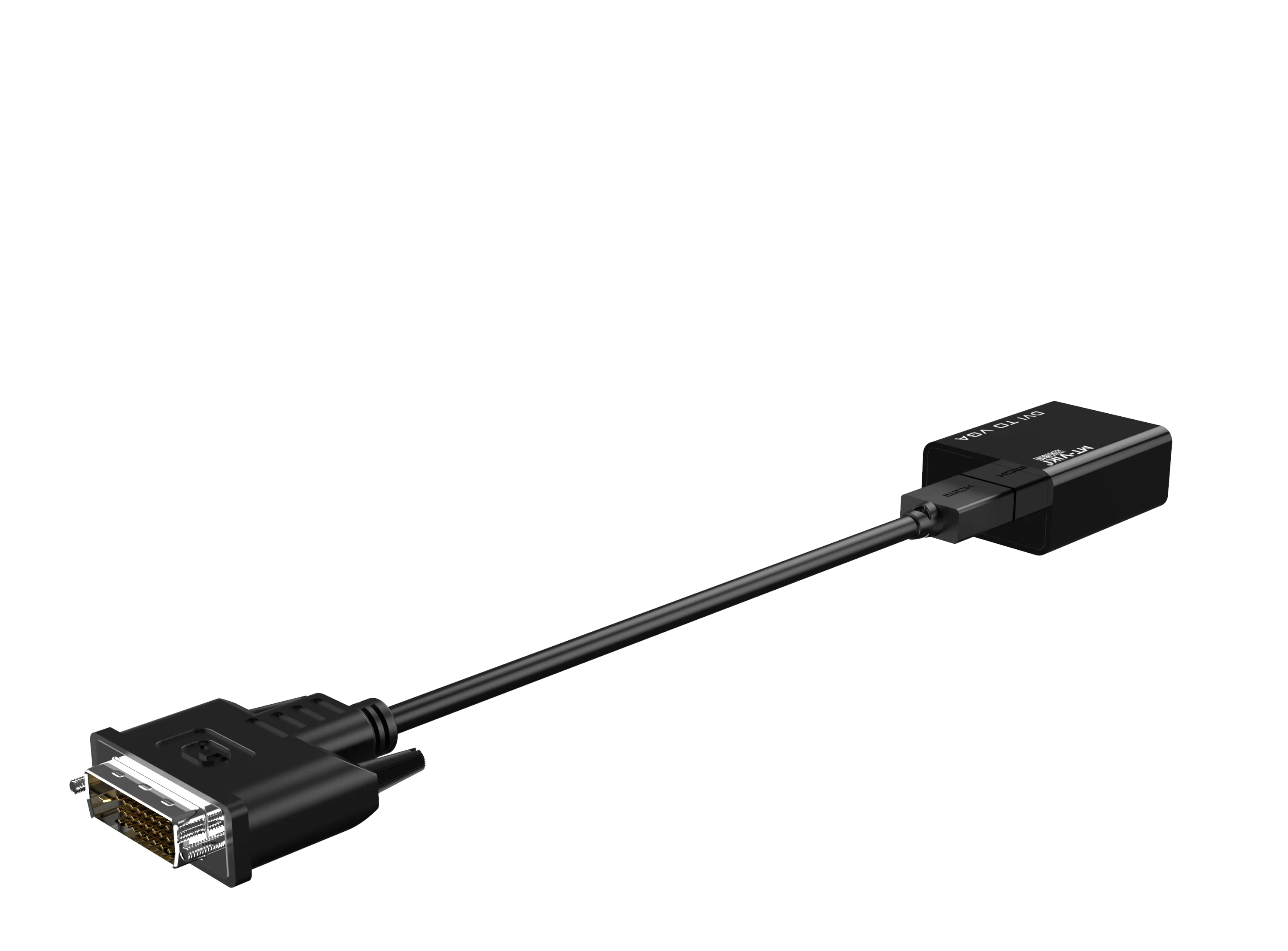 High quality factory price dvi 24+1 best buy mini DVI to VGA adapter