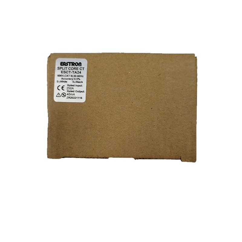 Eastron ESCT-T24 Mini Split Core Current Transformer CT  1A/5A Output 25mm Hole 250A/40mA Output Fast Easy Installation
