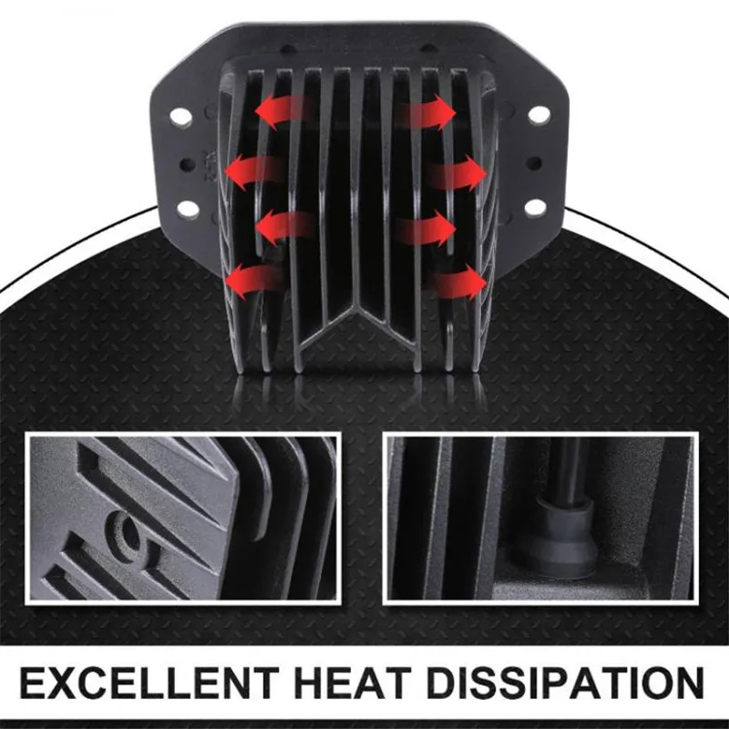5Inch 12V 24V Offroad Flush Mount LED Pods SUV Work Lamp Truck Tail Light For Auto Car 4x4