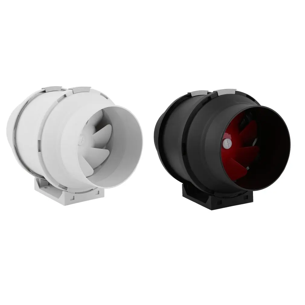 
6 inch inline duct fan plastic extractor bathroom ceiling ventilation pipe exhaust fan 220V booster turbo fan ventilator 150mm 