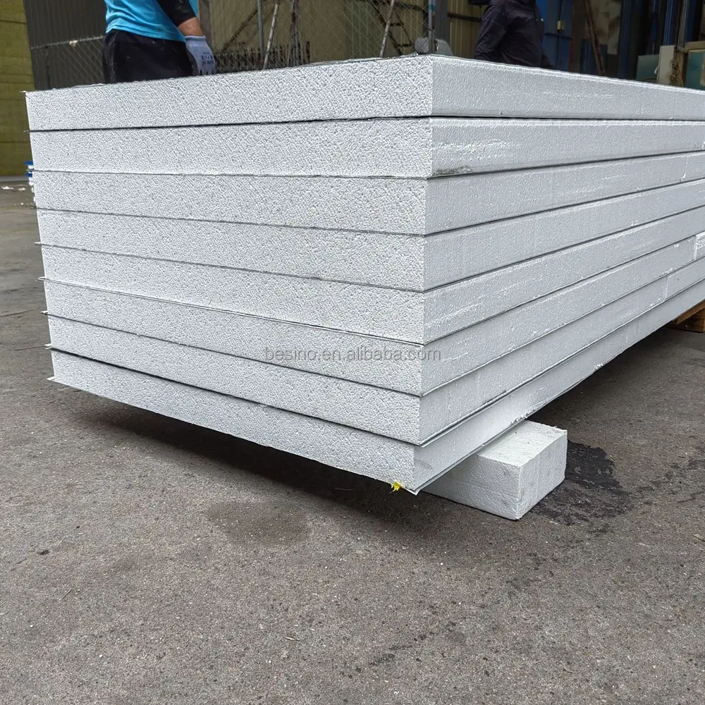 Roof Panels Insulated Eps Sandwich High Density Eps Foam Wall Eps Insulation Fireproof