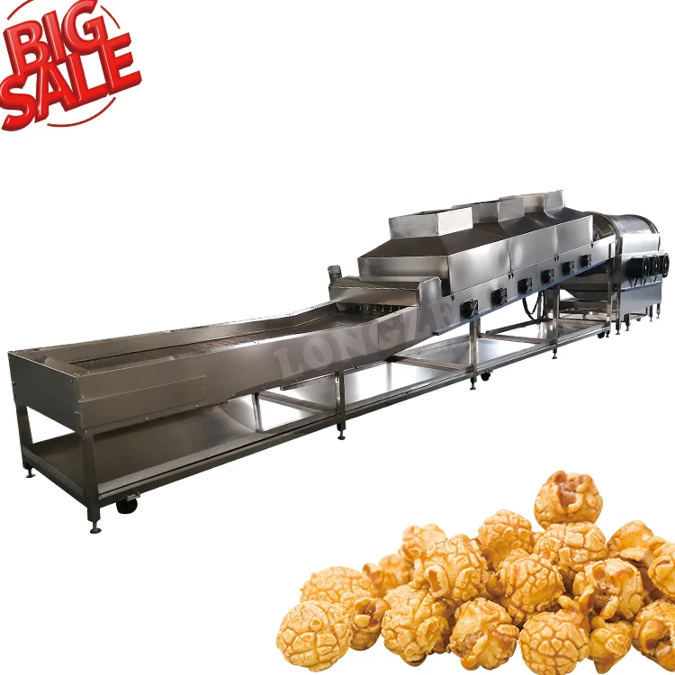 Factory Supply Industrial Caramel Popcorn Machine Commercial Energy Saving High Efficient Popcorn Machine