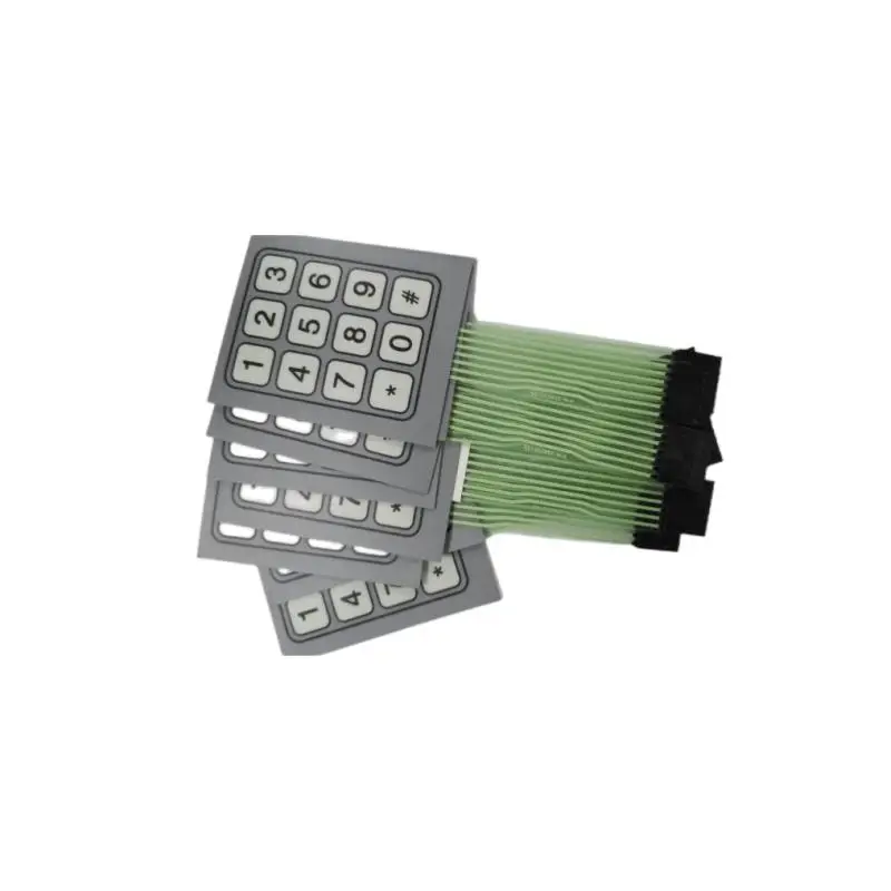 Custom Membrane Switches Control Panel Sticker Keypad Overlay Silicone Button