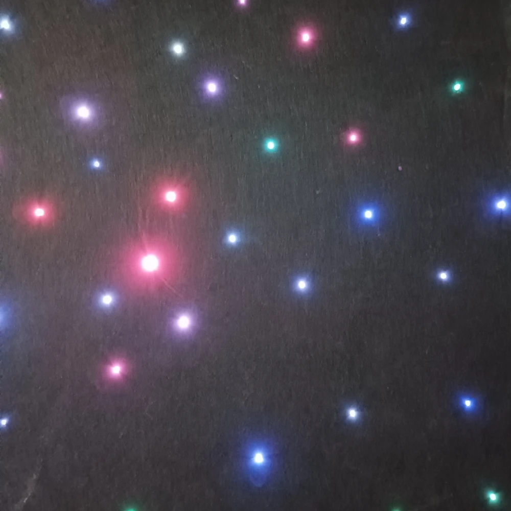 Готовые потолочные панели Starlight PMMA случайный Звездный потолочный Настенный волоконно-оптический светильник Стандартные для звездного света