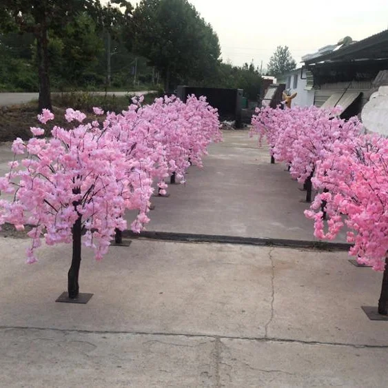 Wholesale Artificial Silk Cherry Blossom Table Wedding Centerpiece Trees