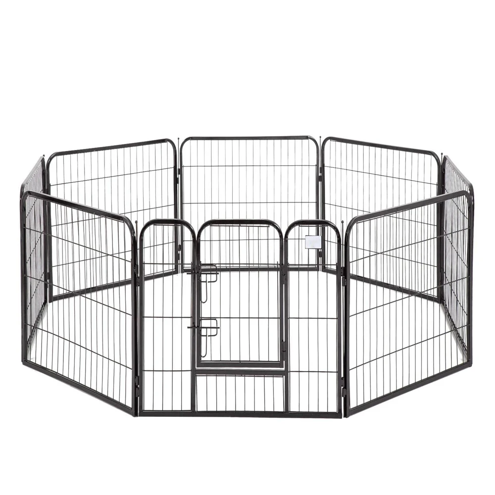 Hot sale black pet fence. Pet dog fence. Customized dog fence