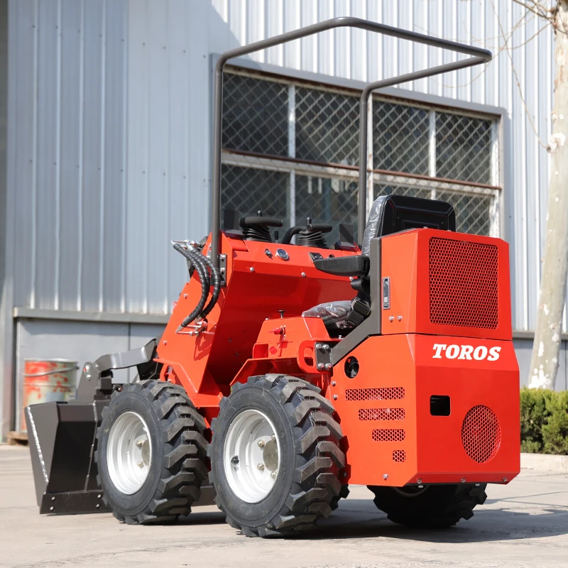 Free Shipping China Factory Epa Engine Wheel Loader Family Farm Use Mini Loader 4x4 Backhoe Loader for Sale