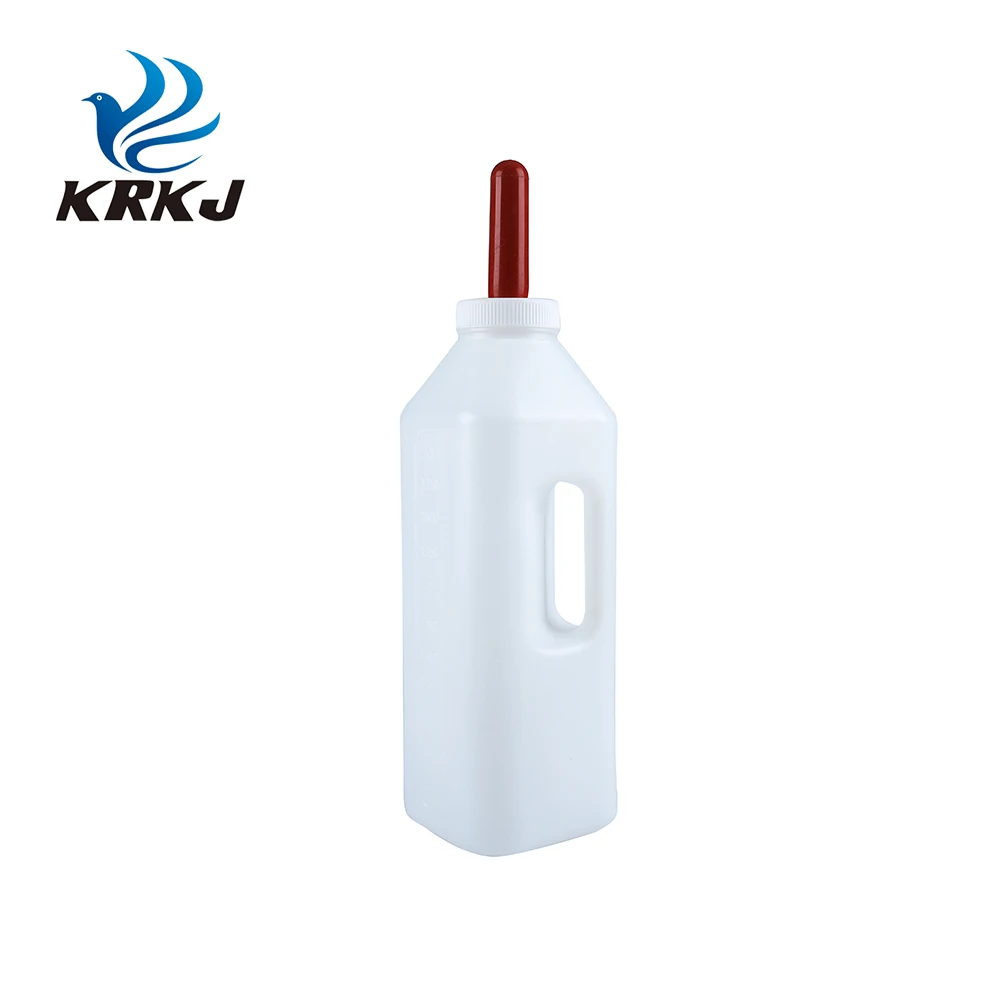 CETTIA KD923A nontoxic plastic material animal baby calf milking bottle with teat for sheep