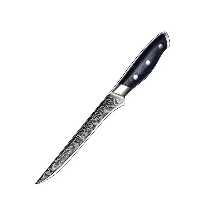cheap direct price damascus boning knife set VG10 stainless steel