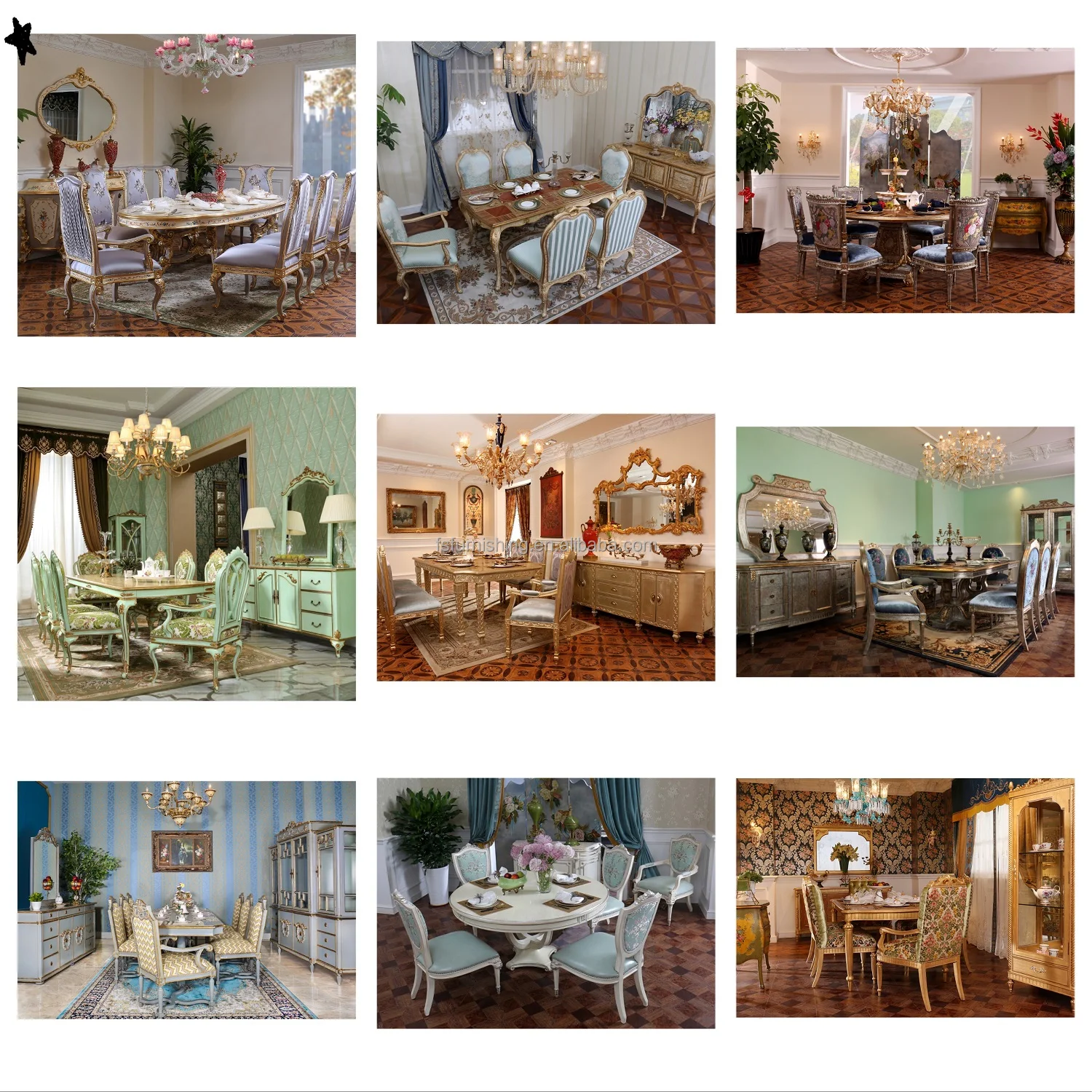 french fairy princess  feel cream white rococo rose carved fabric sofa set  antique living room furniture set