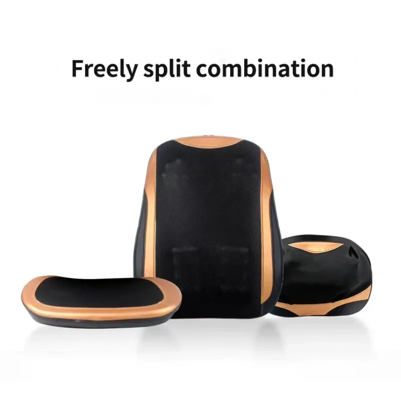 Всего тела 8 режимов автомобиля сиденье вибрации с подогревом шиацу массажная подушка высокой