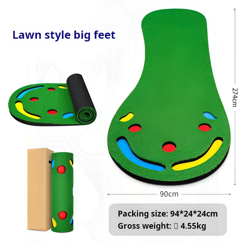 Wholesale 3 holes indoor outdoor mini golf putting green Practicing putting green