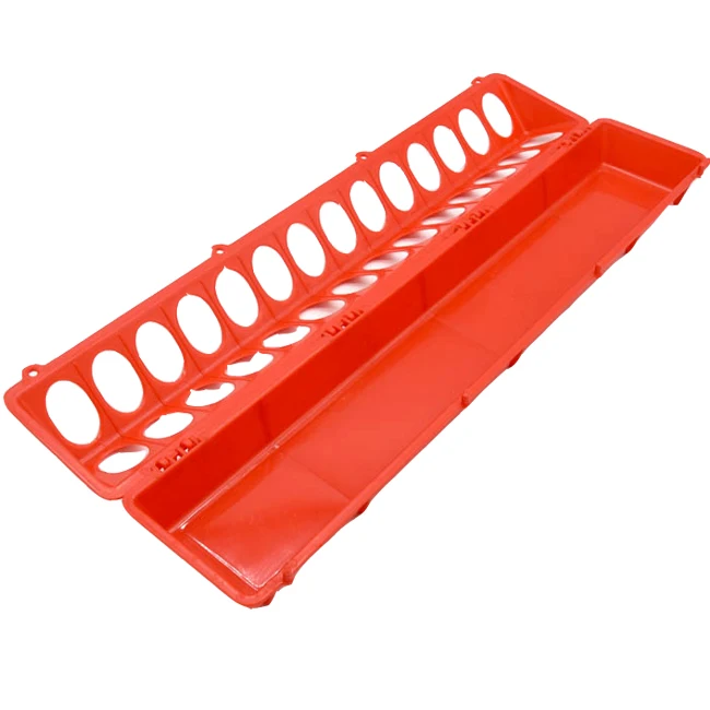 plastic chicken quail feeder trough poultry feeder and drinker for sale