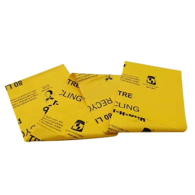 cornstarch custom wholesale biodegradable plastic biohazard bags