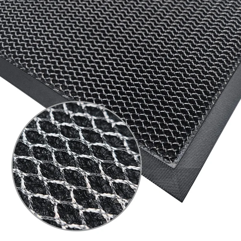 Rectangular Multiple Pattern Color Tpe Material 3D Mesh Mat Conference Gate Entry Door Mat