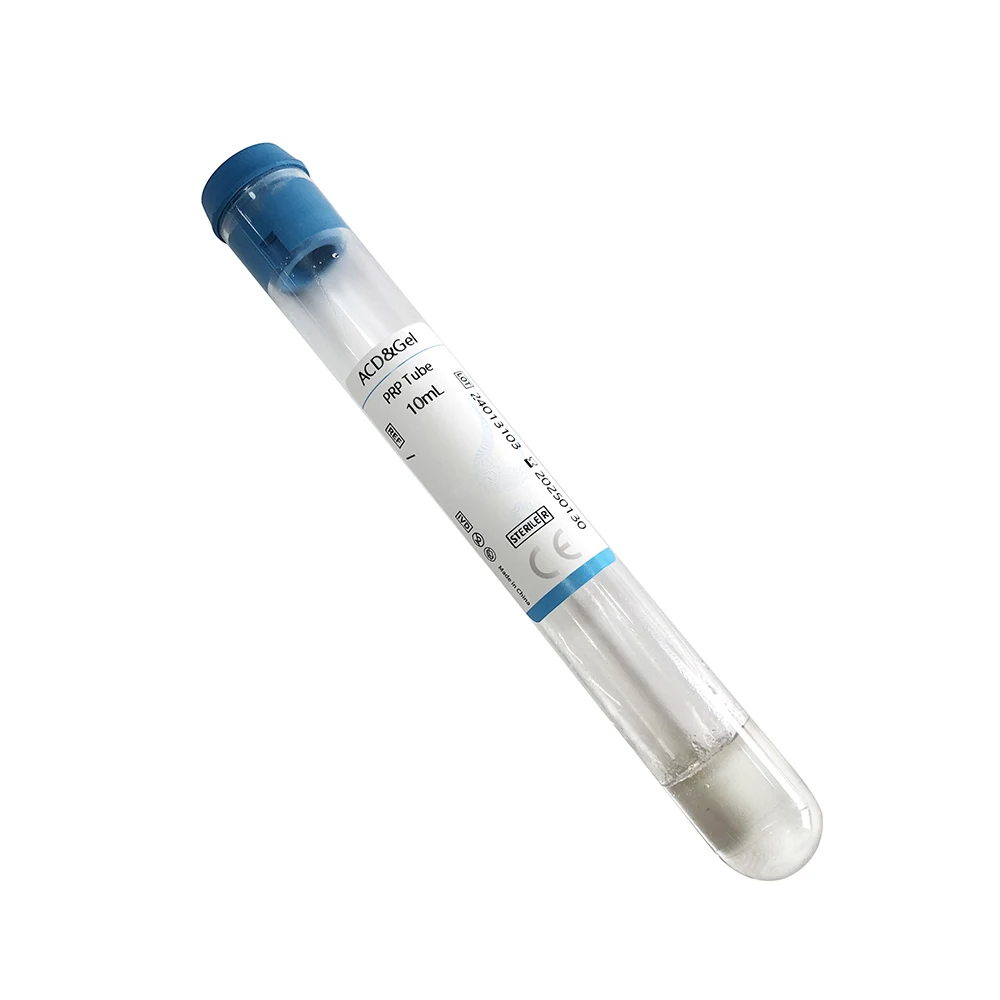 New Product Hospital Beauty Clinic Disposable Sterile Individually Wrap 10ml 15ml Blood Prp Tube Acd Gel Biotin