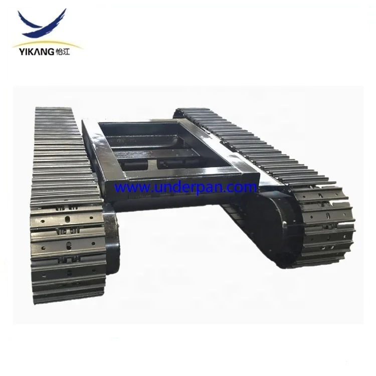 Crawler track undercarriage for 5 ton 10 ton 15 ton 20 ton 25 ton 30 ton rubber or steel drilling rig excavator machinery parts