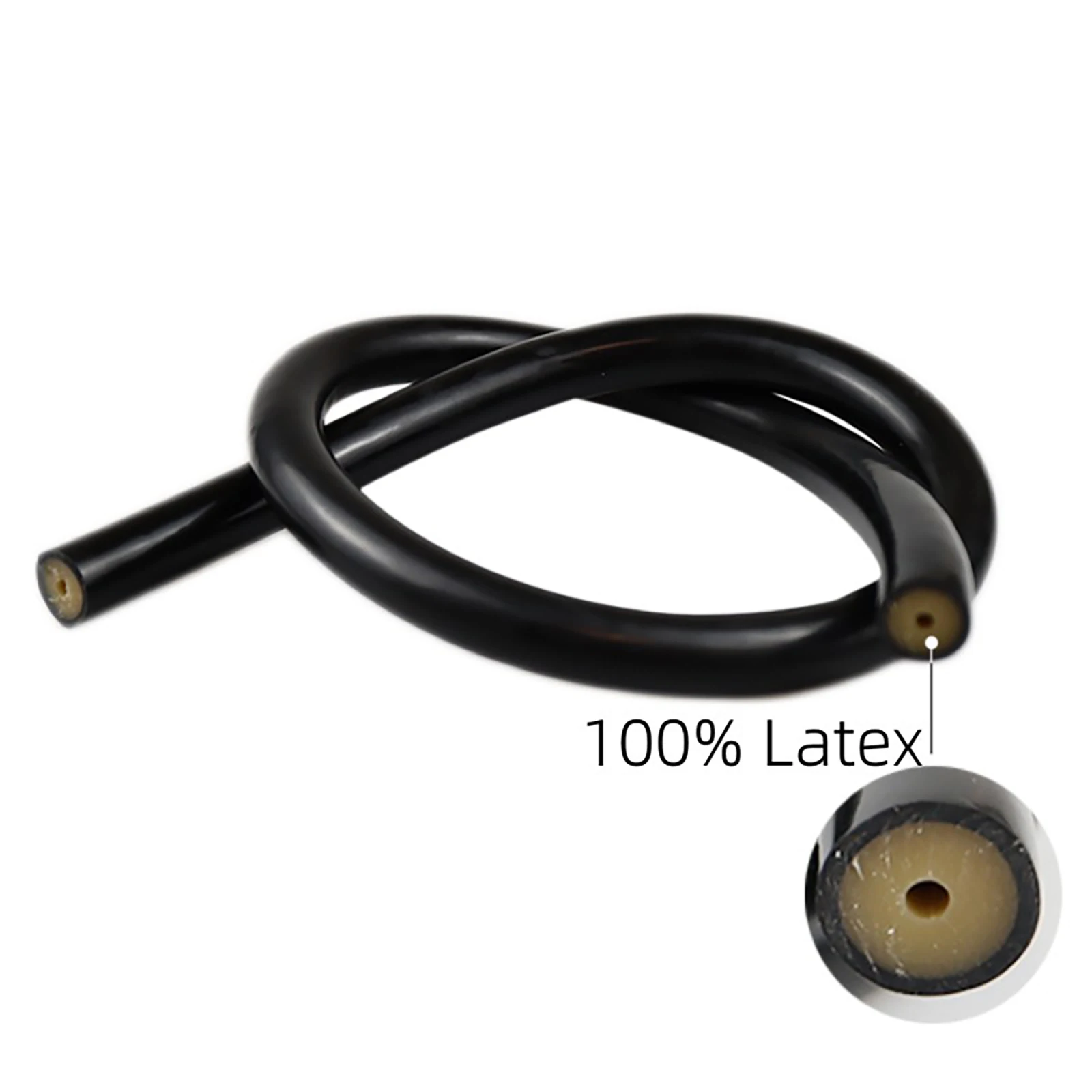 Hunting Fish Latex Tube High Elasticity 3*14MM Natural Latex Black Submersible Latex Tube Hunting Fish Accessories