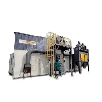 airless customized big piece workpieces cleaning sandblasting painting room booth chamber