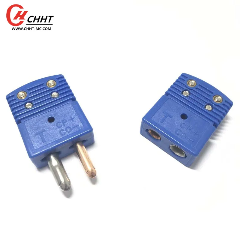 Type T Thermocouple Quick Disconnect Plugs And Jacks Electrical Terminal Connectors For Connecting Thermocouple And Lead Wire