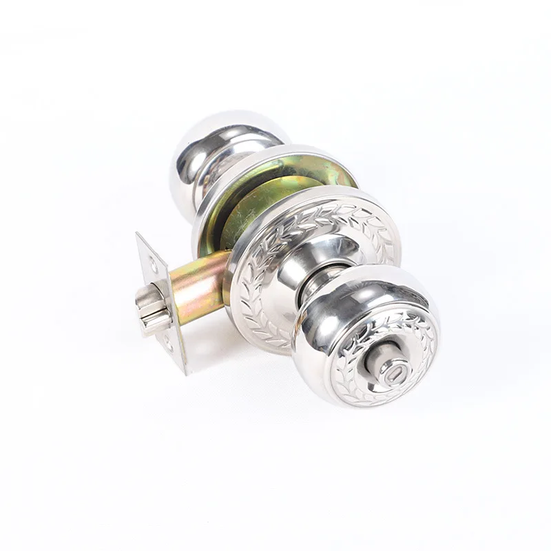 Asia market hot sale stainless steel portable cylindrical round ball mortise  door knob lock