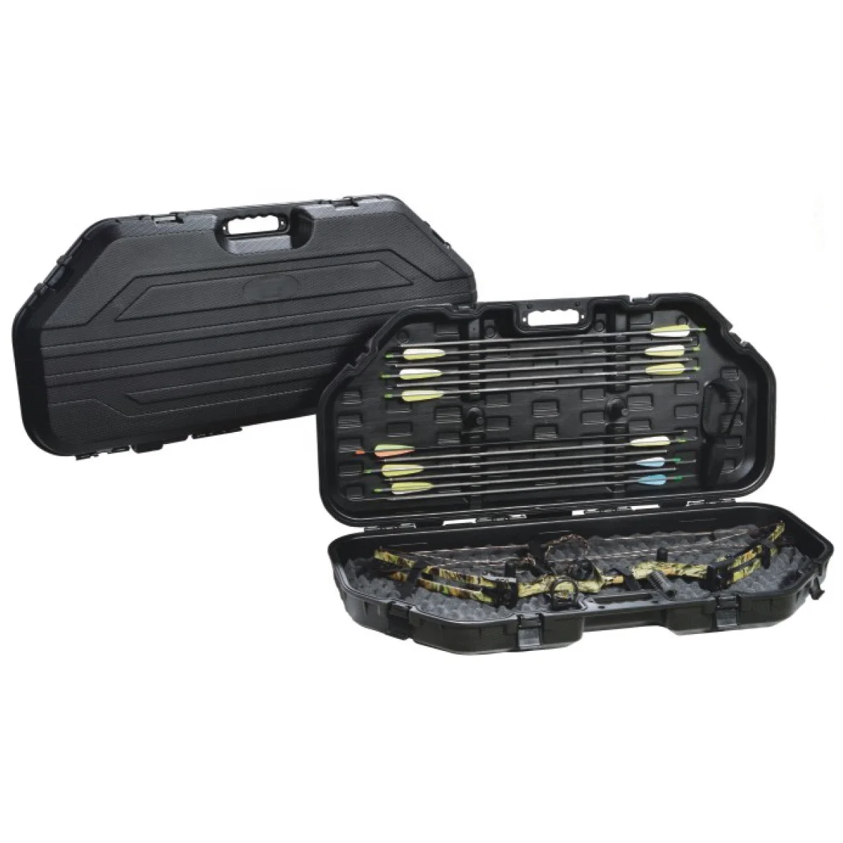 Hunting Archery Compound Bow with Plastic Feather Hard Bow and Arrow Case for Shooting