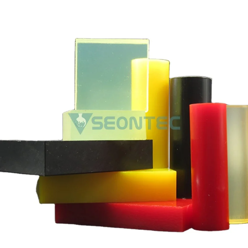 Manufacturer from China 6 inch diameter transparent plastic solid rod PU round bar