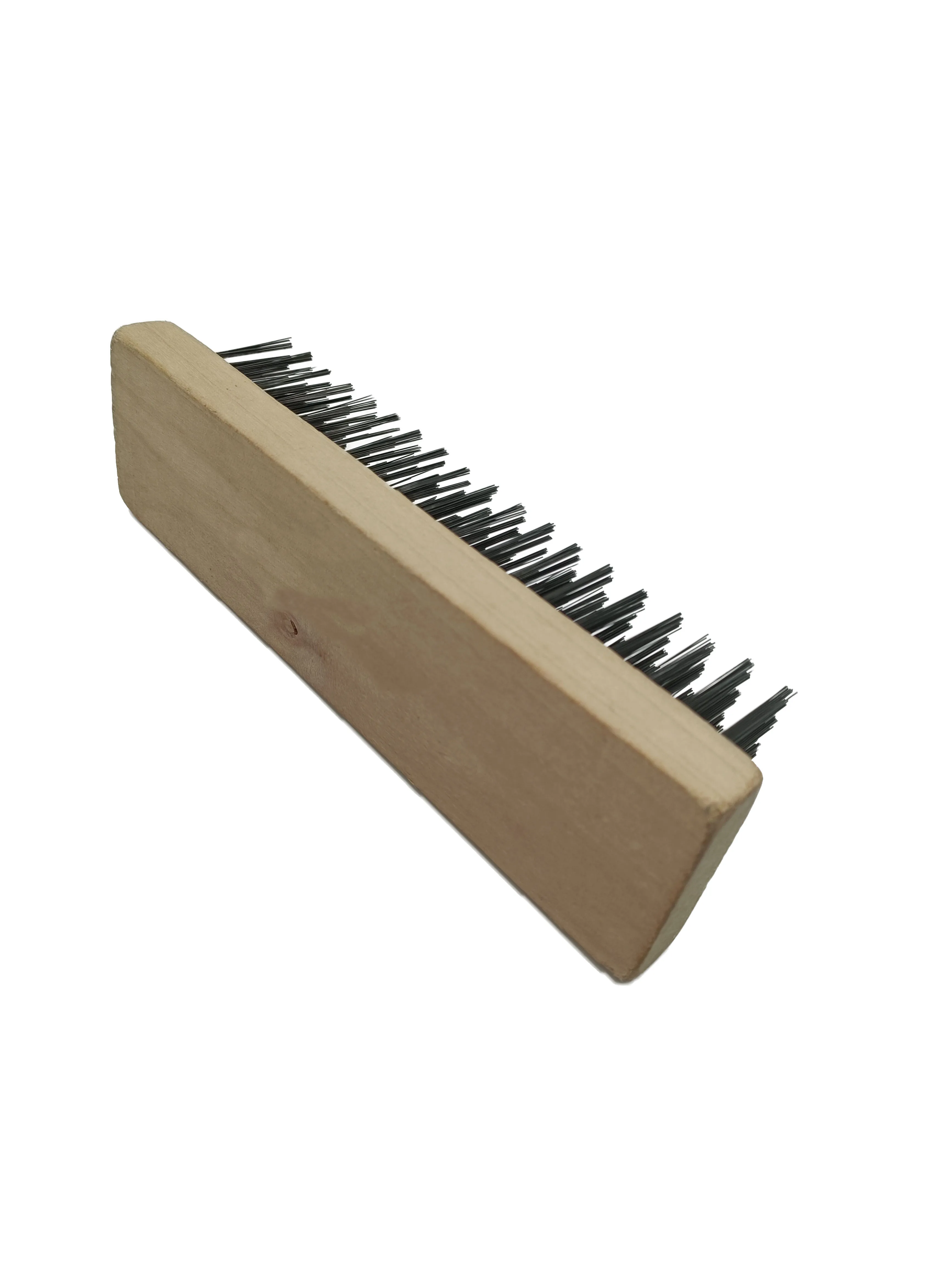 High Quality Handheld Wooden Handle Wire Scraper Brush