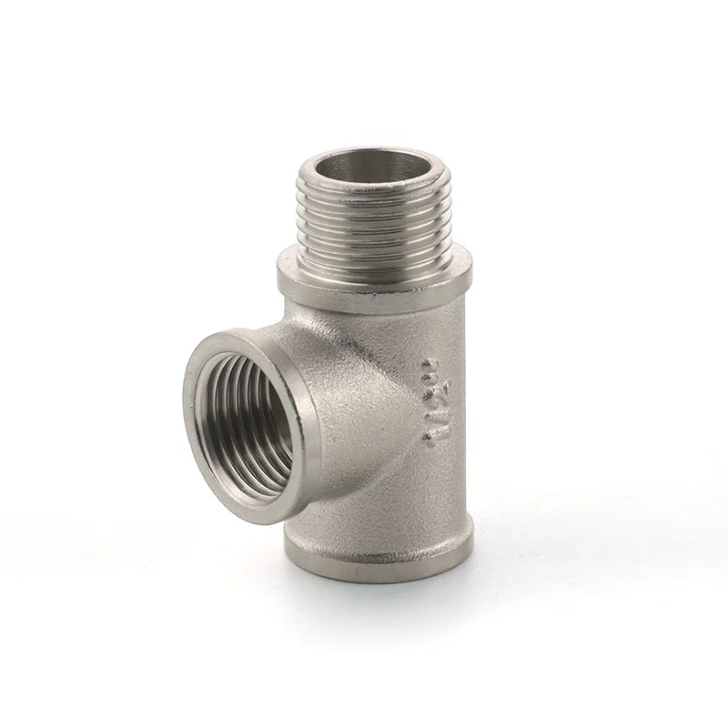 1/2' inch Hot selling design threaded joint tap water pipe fitting 1/2in brass tee fitting