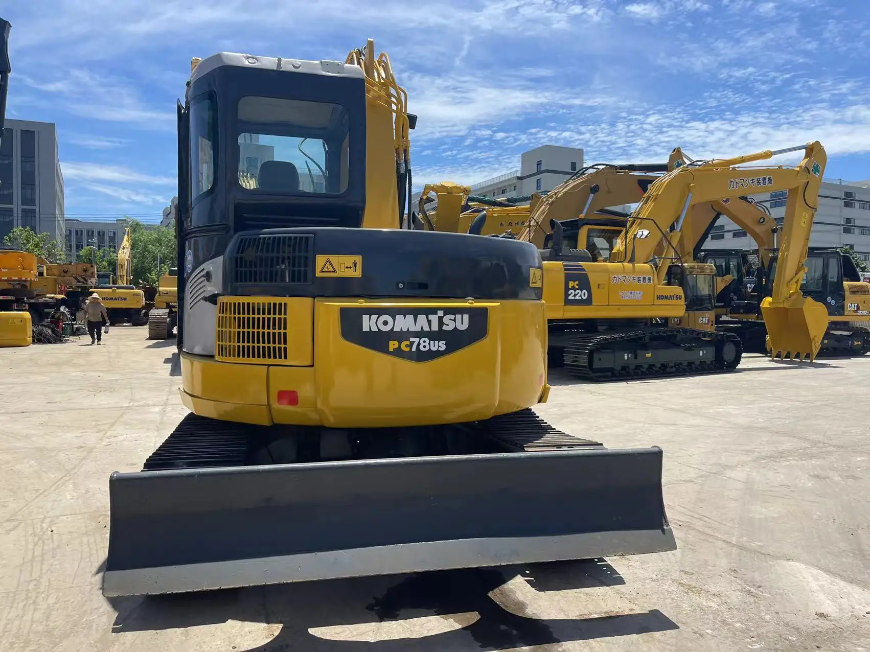 7 ton used digger komatsu pc78us -6 mini excavator used excavator hitachi cheap used excavators