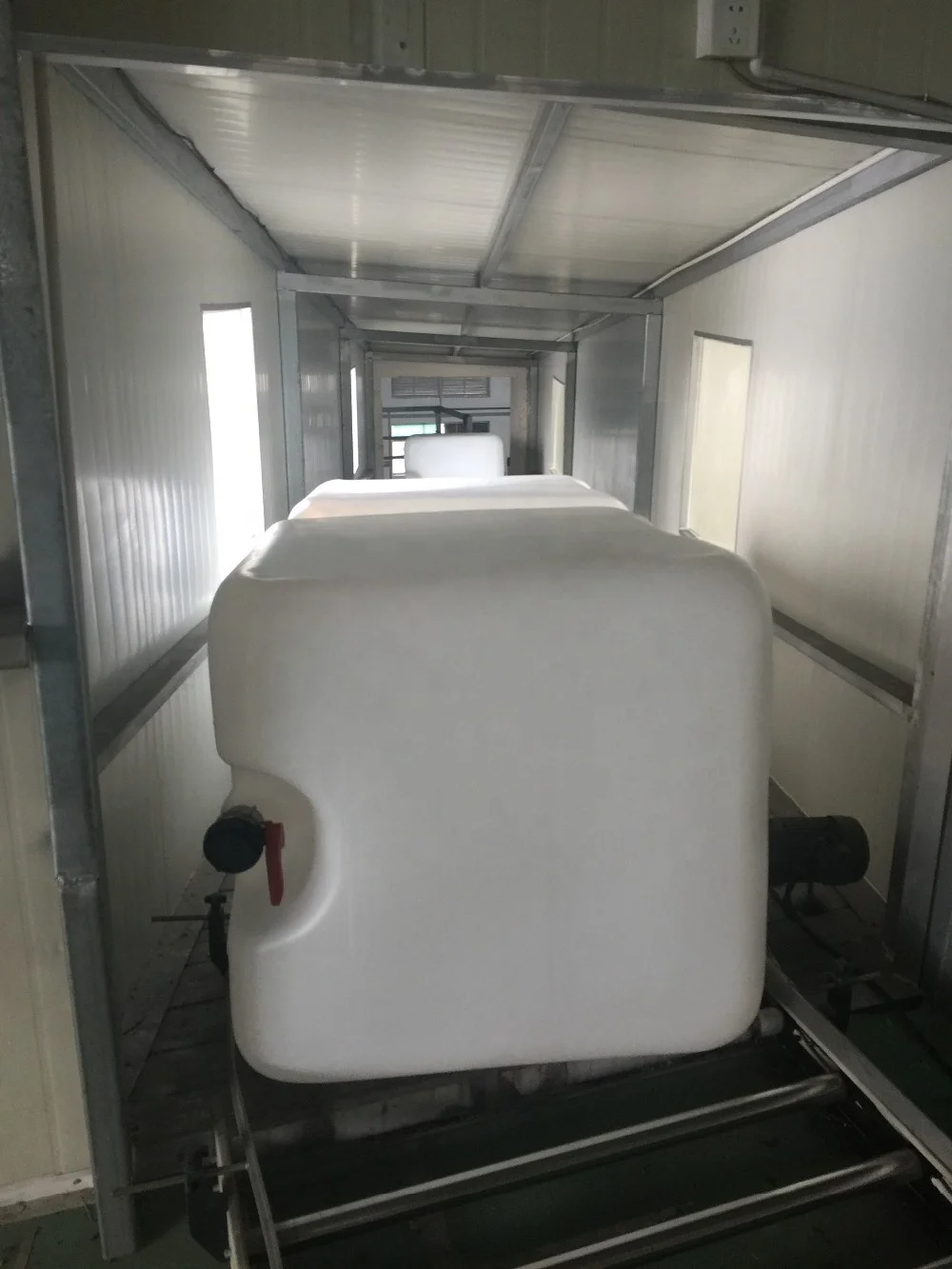 White 1000L 1000kg 275 gallon Square IBC tote for chemical liquid water food tank