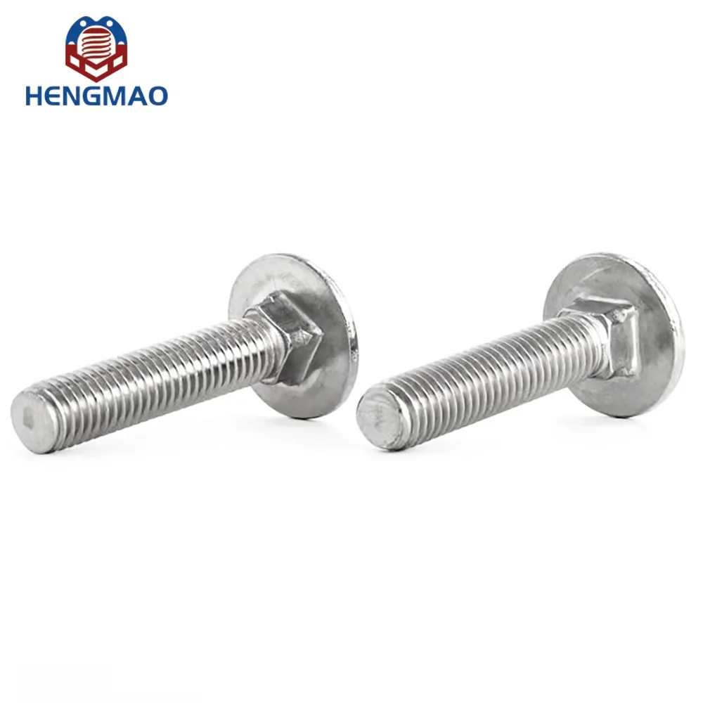 High Quality AISI304 AISI316 DIN603 Mushroom Head Carriage Bolt