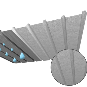 Anti static Polyester Needle Felt white Anti condensation drip felt for metal roof