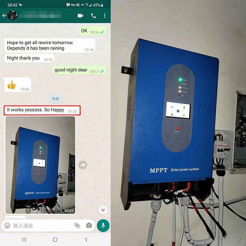 5kw complete solar system generator energy inverter controller battery home use 5kva solar power system