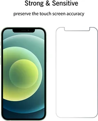 High Quality Anti-scratch Screen Protector for iPhone 13 Pro Max/ Xs Max Case-Friendly Bubble-Free Tempered Glass for iPhone 12