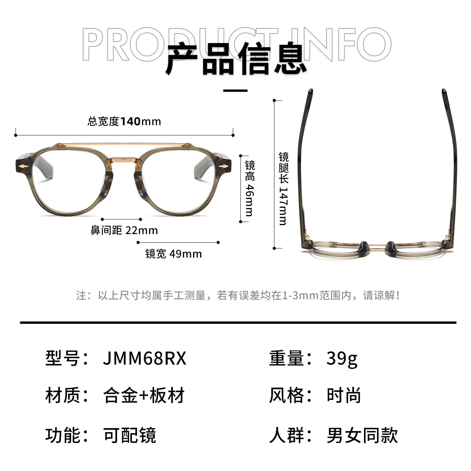 Хорошие продажи черные солнцезащитные очки lentes de sol роскошные мужские Рупорные