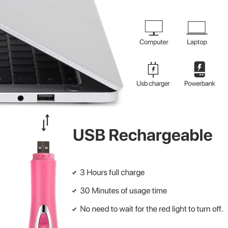 Electric 4-in-1 Nose Hair Trimmer Cordless USB Rechargeable Shaver Easy Cleansing Grooming For Men Women