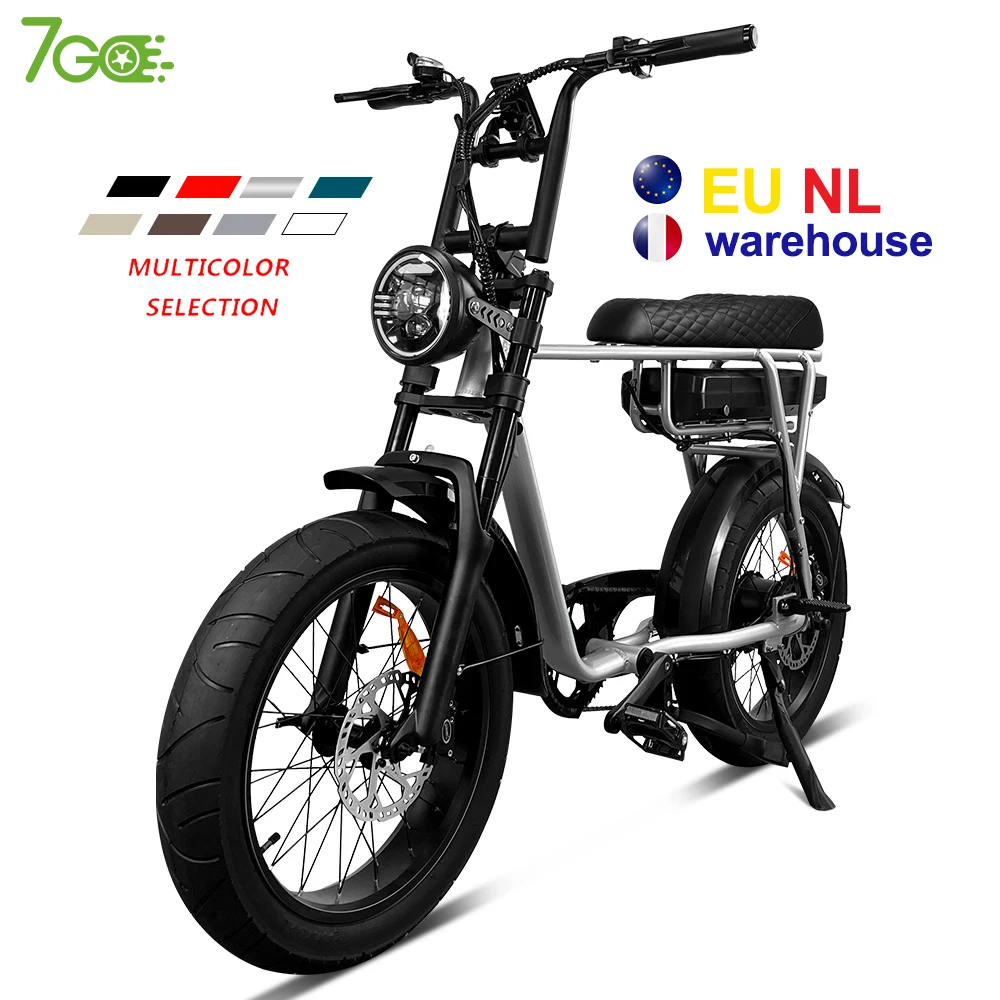 7Go EB4 EB2 EU/ USA stock electric bicycle 48v 18.2ah 500W/750W Electric adult fat tire Bicycle electric bike