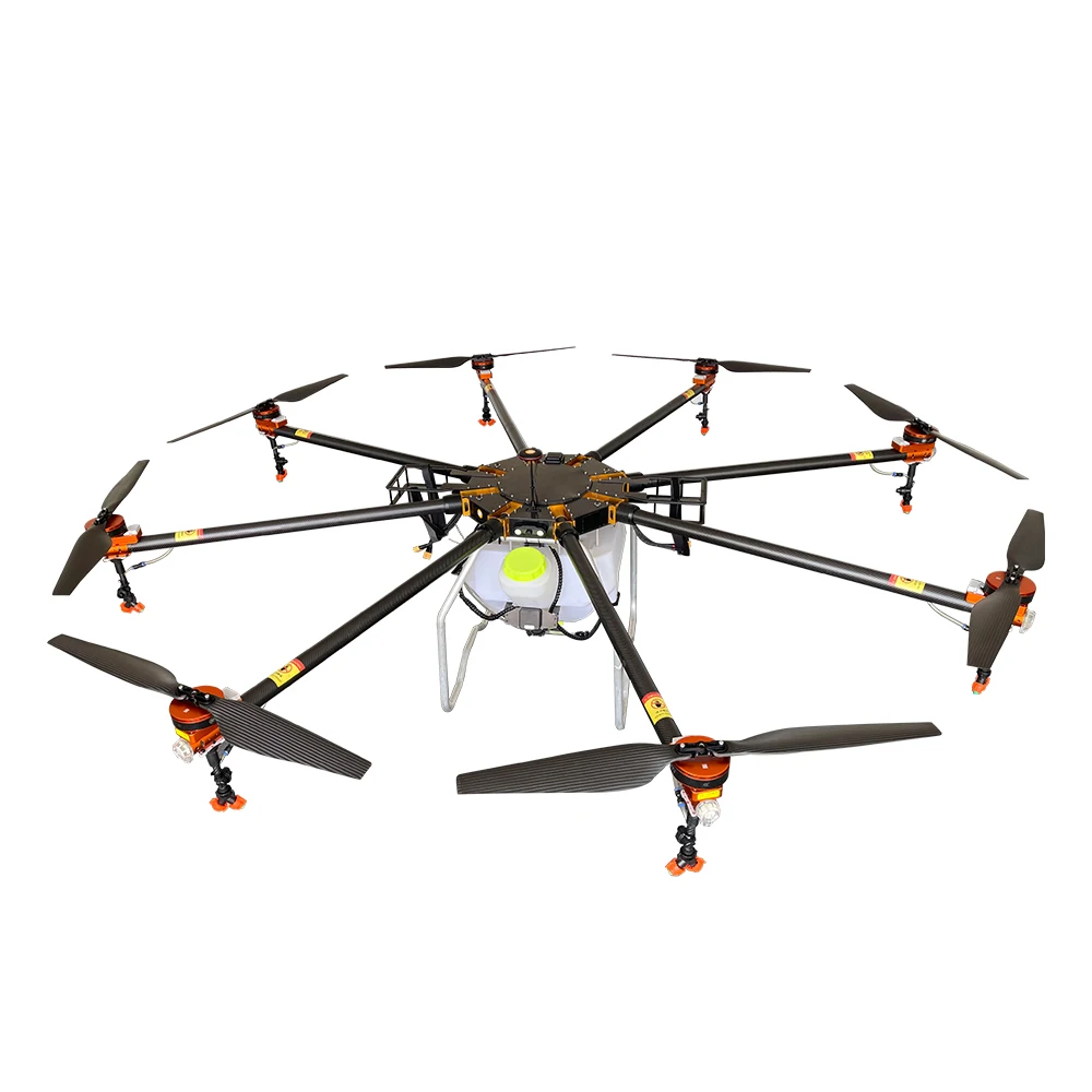 50L Obstacle avoidance RTK granule pesticide spraying drone frame for agriculture protection