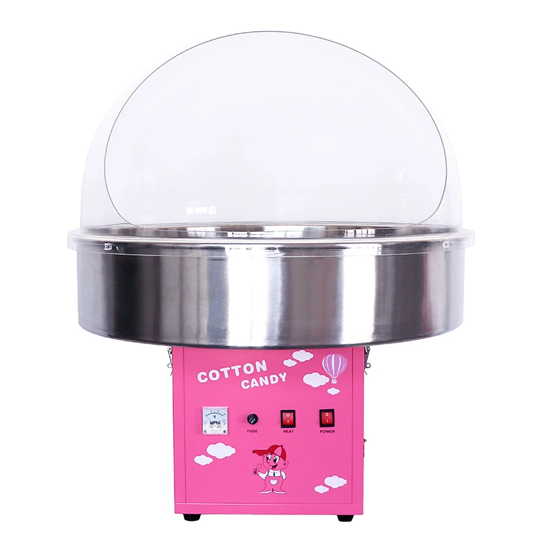 Electric Sugar Candy Floss Machine Commercial Cotton Candy Maker for Party With Stainless Steel Bowl