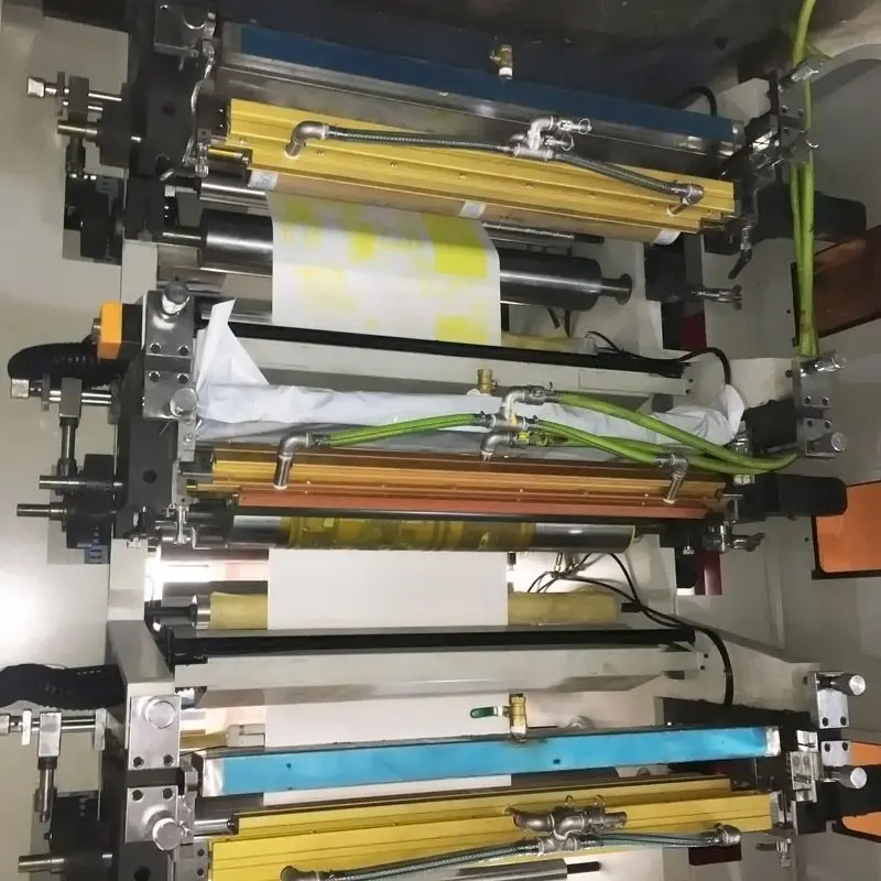 Manufacturer 8 Colour Roll to Roll Plastic Bags PE OPP Flexo Printing Machine in Line With CE