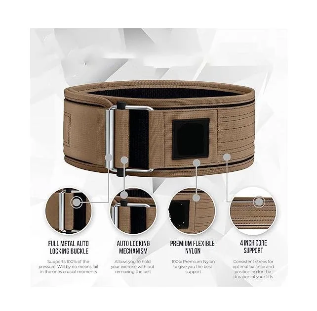 Fitness Training Powerlifting Weightlifting Belt Neoprene