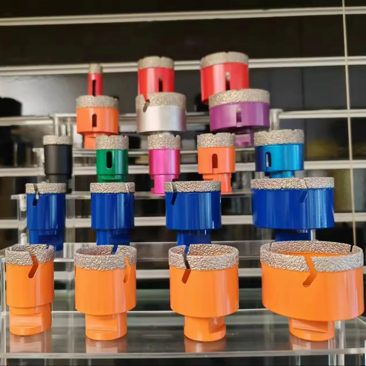 Wholesale granite marble drilling tool High sharpness angle grinder vacuum perforated drill bit